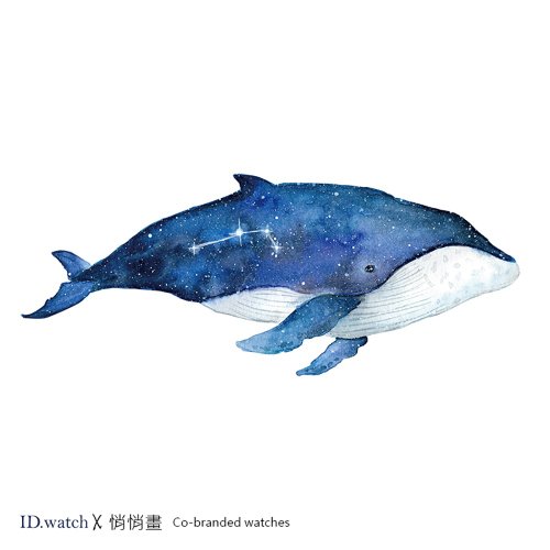 ID.watch 聯名款插畫手錶-星座鯨魚-牡羊座 金牛座 射手座 處女座