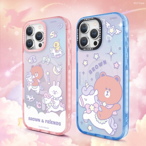 永橙.GARMMA-三麗鷗/吉伊卡哇/貓福珊迪/蠟筆小新正式授權商 GARMMA LINE FRIENDS iPhone 16系列 磁吸款保護殼