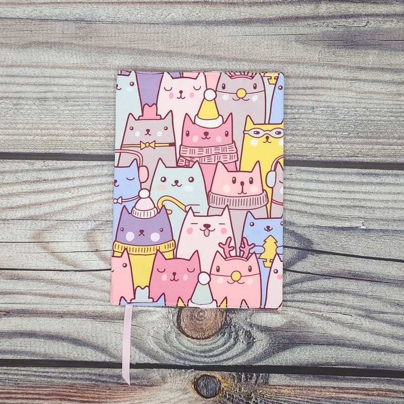 Book Cover/Book Jacket - Sweet Cats Toon (A5 / Water-resistant) - Book Covers - Other Materials 