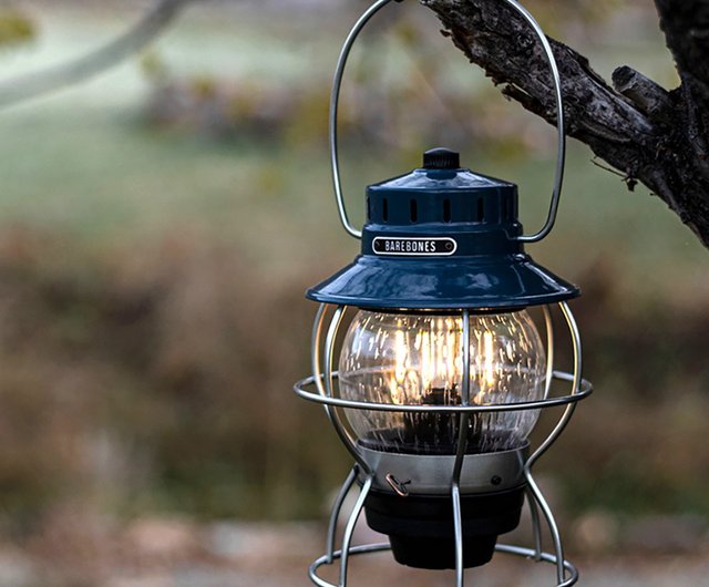 lantern railroad BAREBONES  LEDランタン Amazon.com: Barebones Railroad Lantern – Ocean Blue, Vintage