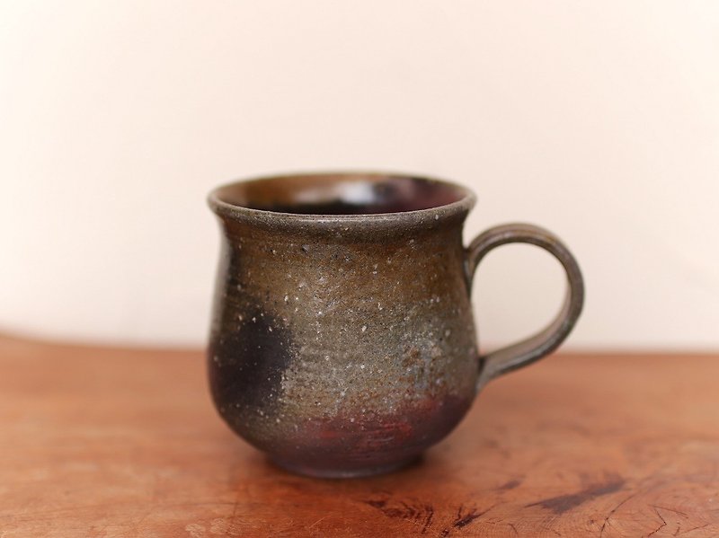 Bizen coffee cup (medium) c 2 - 138 - Mugs - Pottery Brown