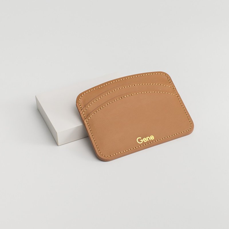 ARCH 2.0 card holder in Light tan - 錢包/皮夾/長短夾 - 真皮 咖啡色