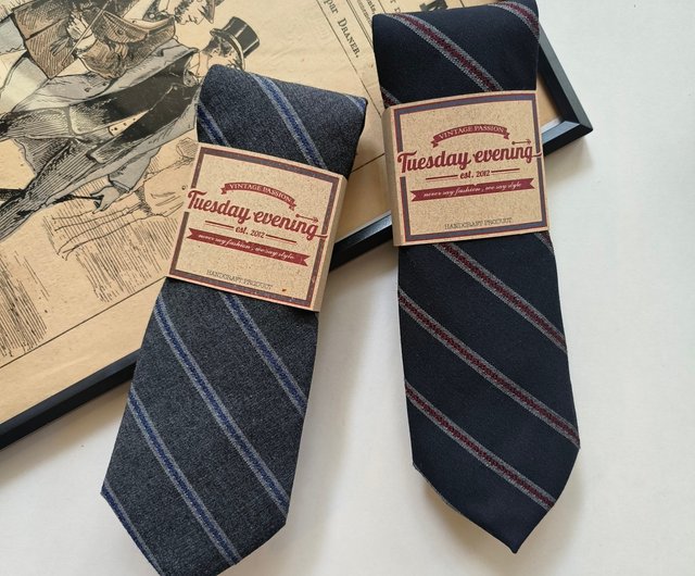 Brioni ダークパープル 円形模様 ネクタイ