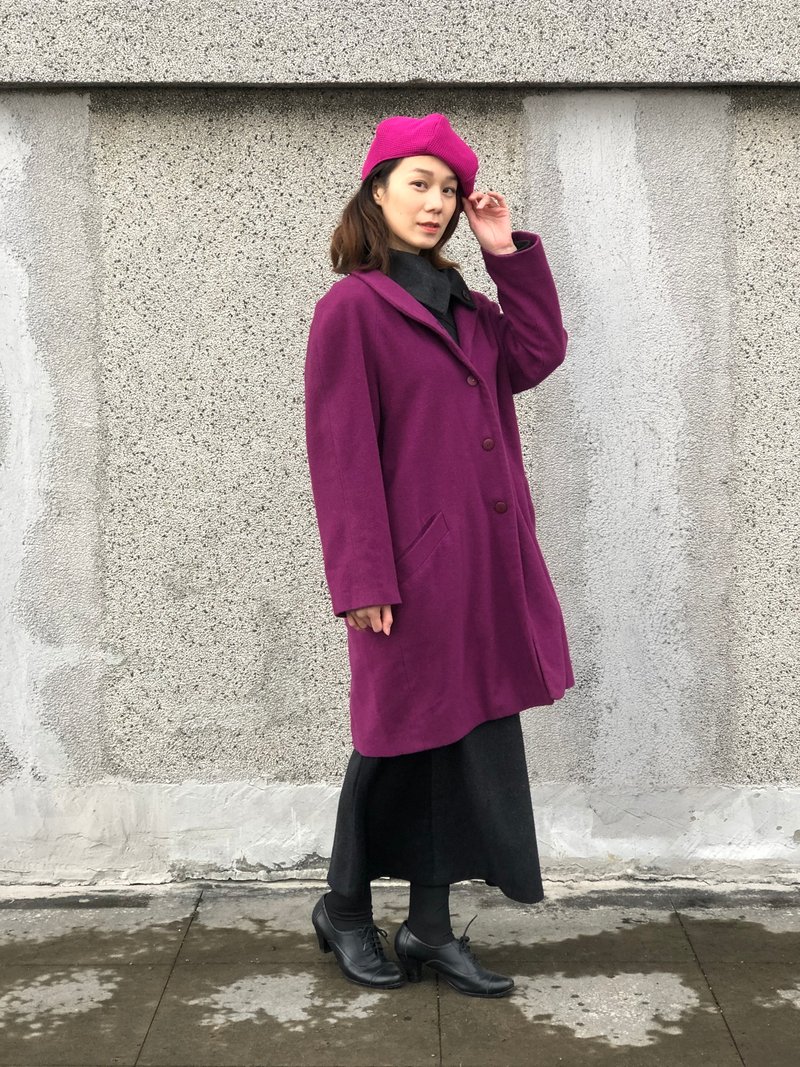 Drop shoulders melange coat - Women's Casual & Functional Jackets - Other Materials 