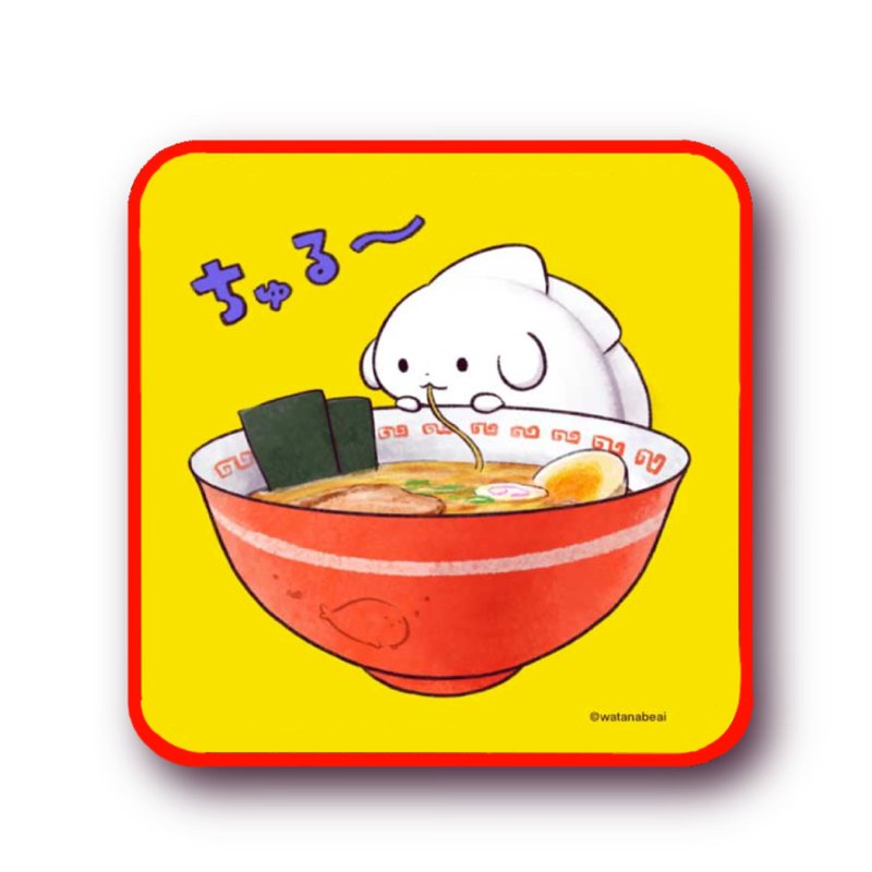 ミニタオル【ラーメン】 - 手帕 - 棉．麻 