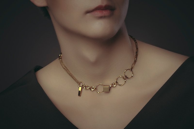 Alchemy | Alchemy Series – Expressionism * necklace/ bracelet 2 colours to choos - สร้อยติดคอ - ทองแดงทองเหลือง 