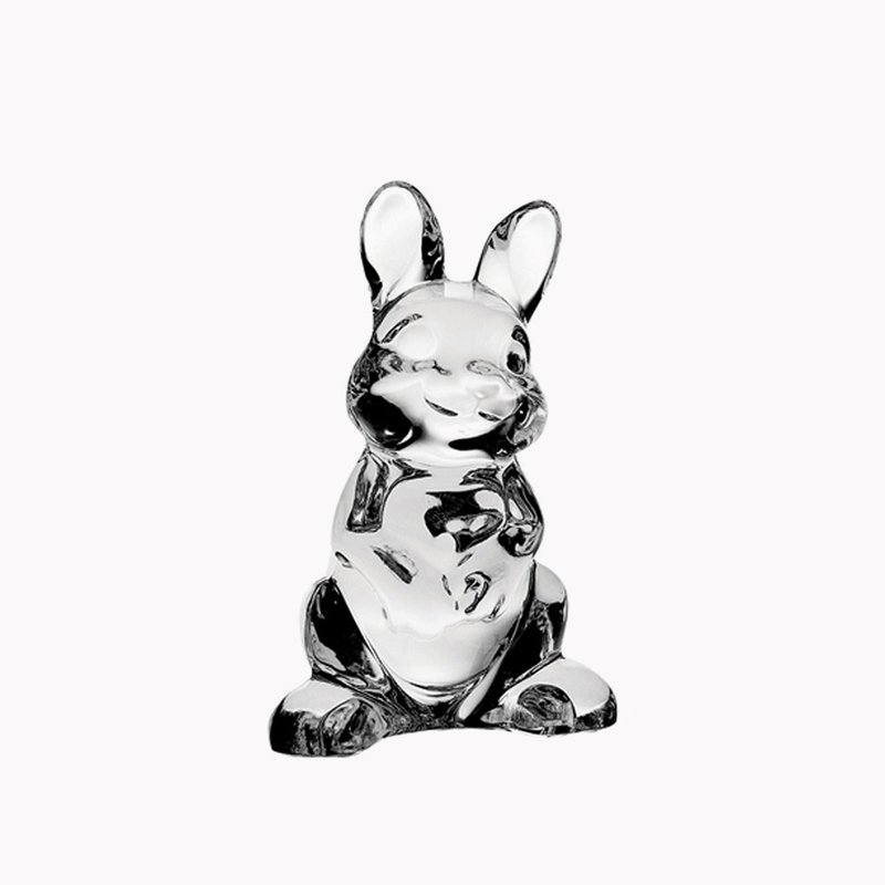 11cm【捷克水晶掌心動物】Bohemia 波希米亞極光水晶小動物們 - 擺飾/家飾品 - 玻璃 透明