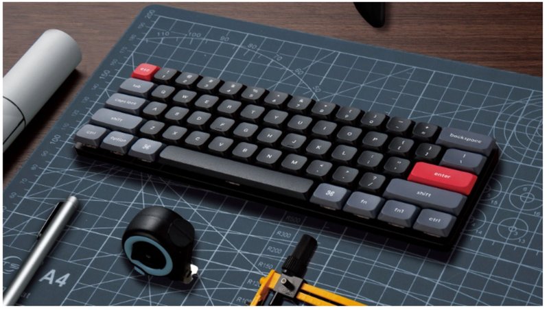 Keychron K9 Pro QMK/VIA Wireless Custom Mechanical Keyboard - อุปกรณ์เสริมคอมพิวเตอร์ - เส้นใยสังเคราะห์ สีดำ