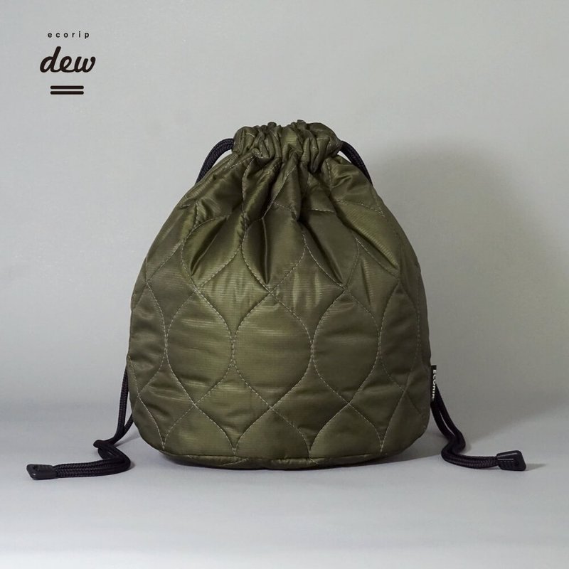 Ecorip-dew Ultra Light Drawstring Bag M Thermal Cooler Bentobox Shopping Japan - อื่นๆ - วัสดุอีโค หลากหลายสี