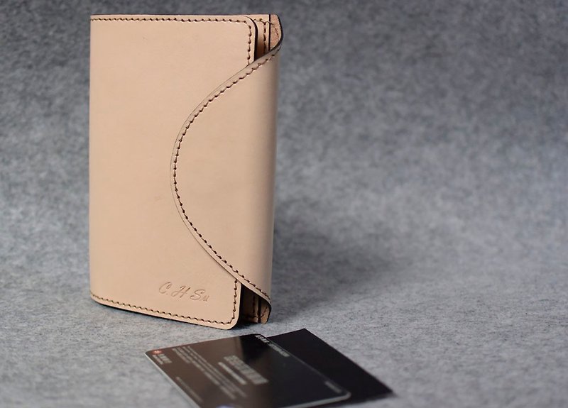 YOURS leather arc cover magnetic buckle paragraph passport leather color - ที่เก็บพาสปอร์ต - หนังแท้ 