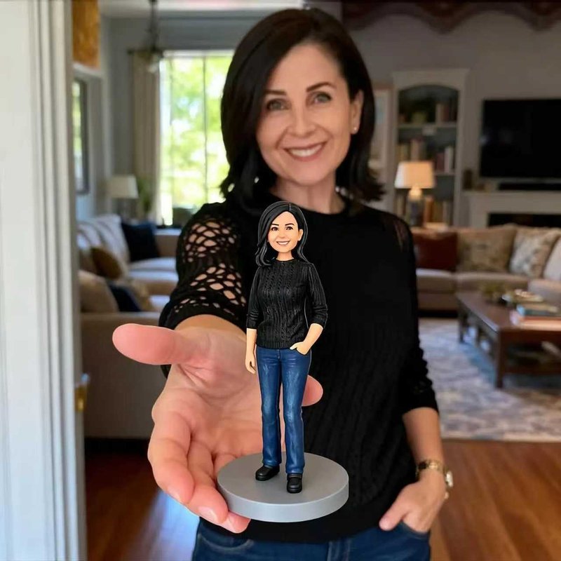 客製化人物公仔 人偶 3D人像畫 似顏繪 肖像 生日 紀念 禮物 11 - 公仔/玩偶 - 黏土 多色