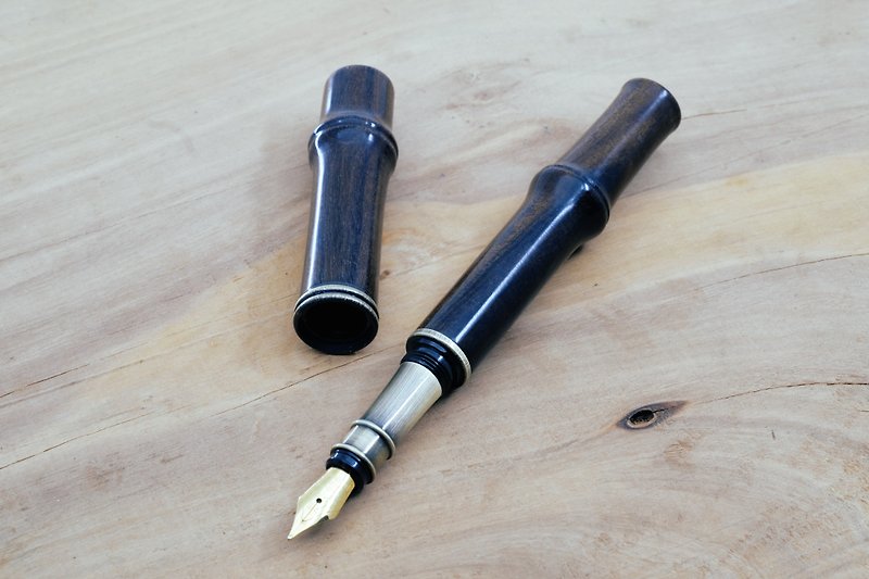 Bamboo fountain pen - ปากกาหมึกซึม - ไม้ สีนำ้ตาล