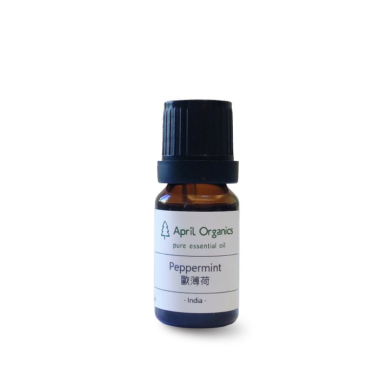 April Organics Peppermint Essential Oil Peppermint_10ml/25ml - Fragrances - Glass 