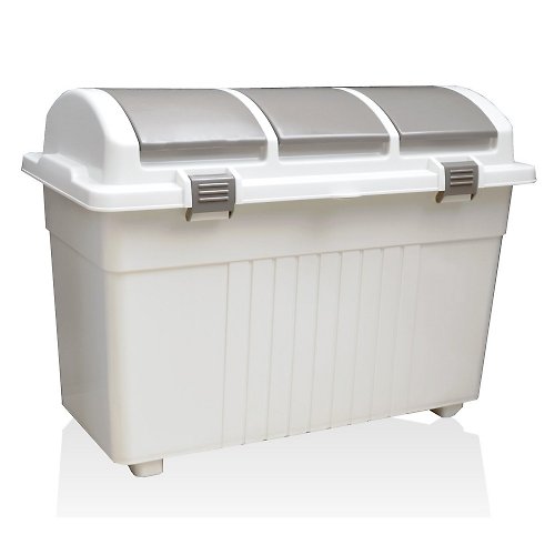 日本RISU 日本RISU 戶外型三分類環保多功能大型收納垃圾桶-100L