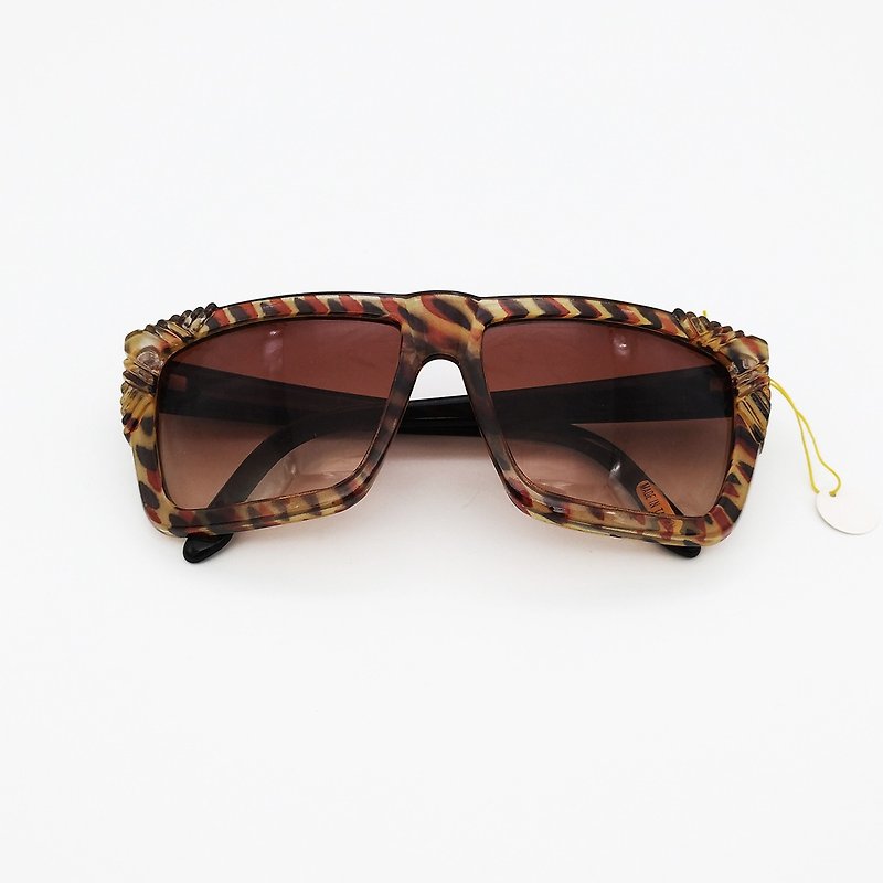 90 years retro sunglasses - กรอบแว่นตา - วัสดุอื่นๆ สีนำ้ตาล
