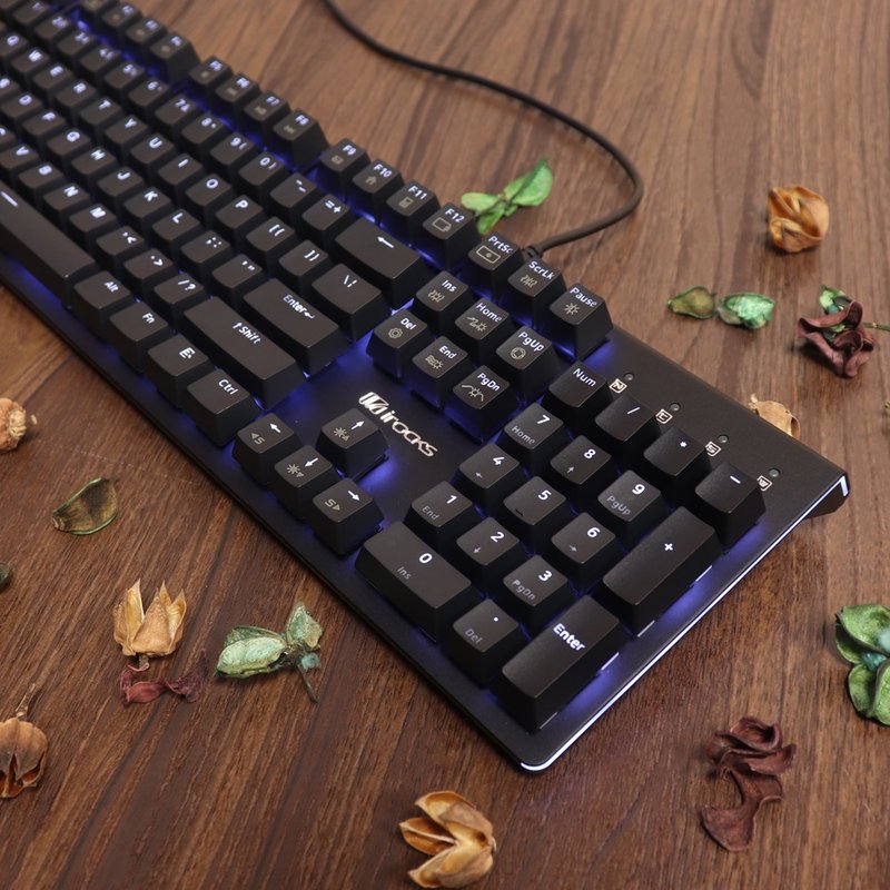 irocks K75M PBT 黑色上蓋 單色背光 機械式鍵盤 注音版 - 電腦配件 - 其他材質 