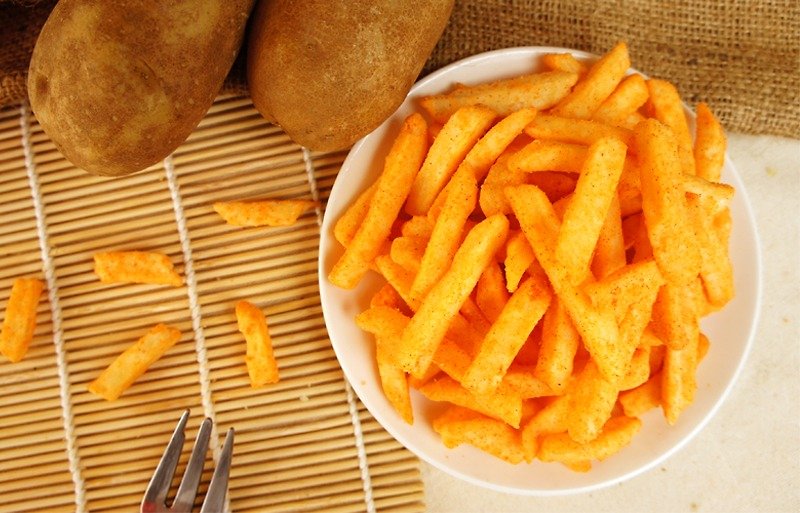 [afternoon snacks] Taiwan's strict selection of French fries brothers - cheese (120g / pack) - อื่นๆ - อาหารสด 