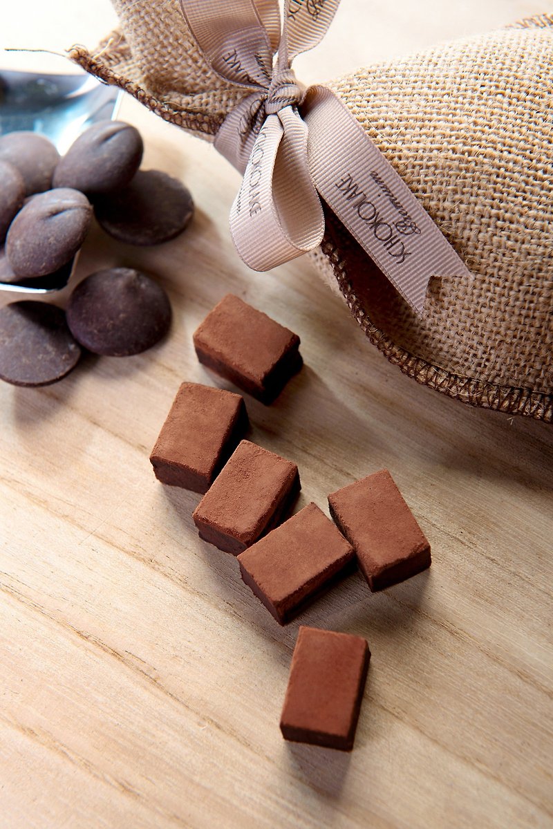 巧克力雲莊-經典雲莊生巧克力 (35入) - 朱古力 - 新鮮食材 咖啡色