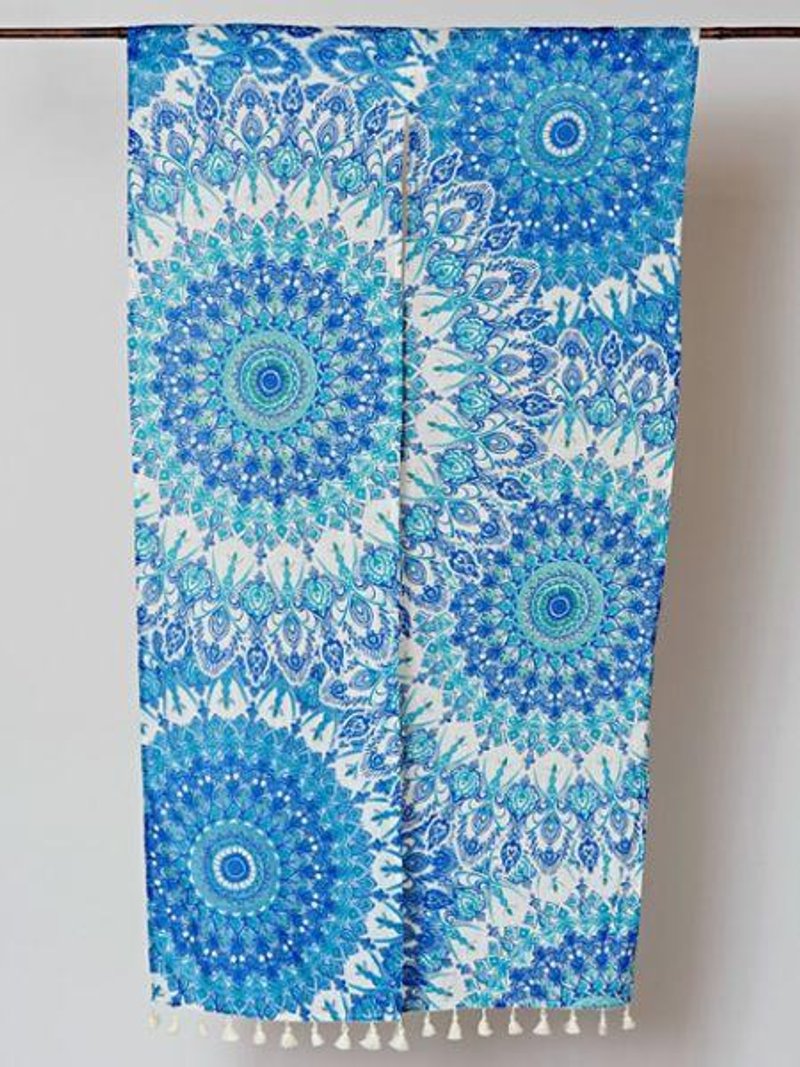 Mixed Blue NOREN Door Curtain - 門簾/門牌 - 其他材質 