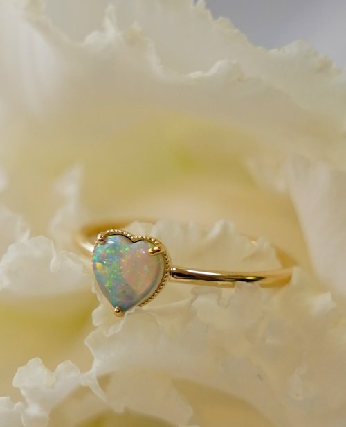 Thalatta K18 Opal Ring 簡約 百搭 戒指