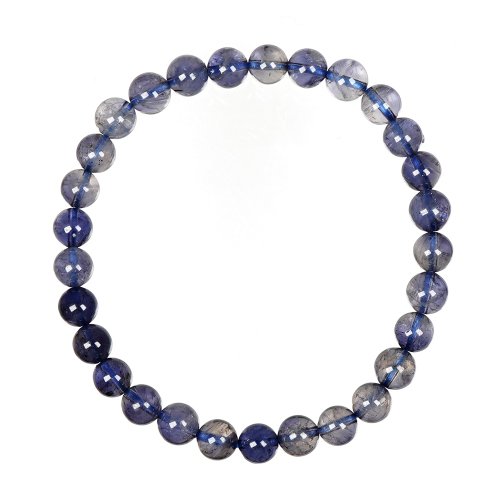 正佳珠寶 Gemsrich Jewelry 【正佳珠寶】菫青石 夜空紫藍 5.8-6.2mm 菫青石手珠
