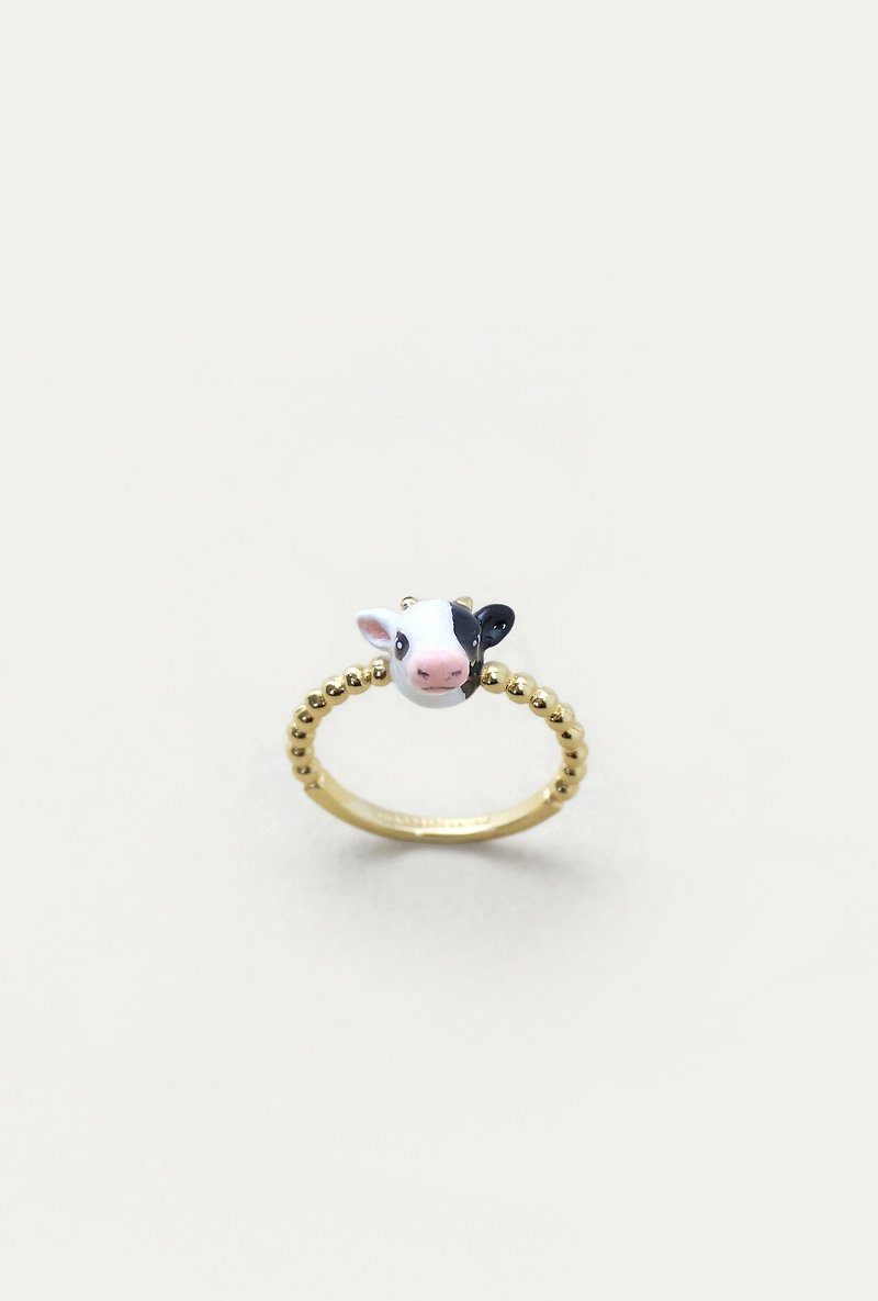 Ox Ring - Chinese zodiac animals. Sign - Zign Collection, Year of Ox , Ox , Cow - General Rings - Other Metals Gold