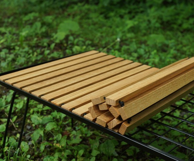 フィールドラック天板 ロールトップ ウォールナット無垢材