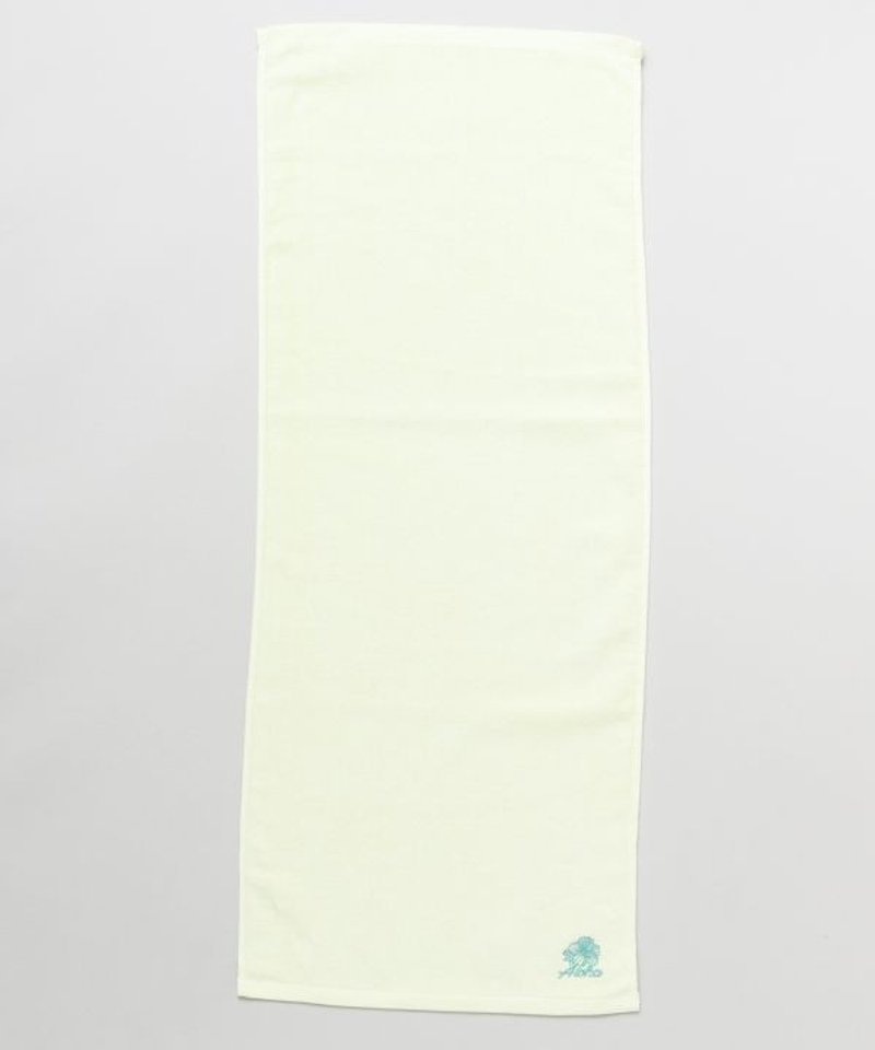 Hibiscus Embroidered Face Towel - 毛巾/浴巾 - 其他材質 