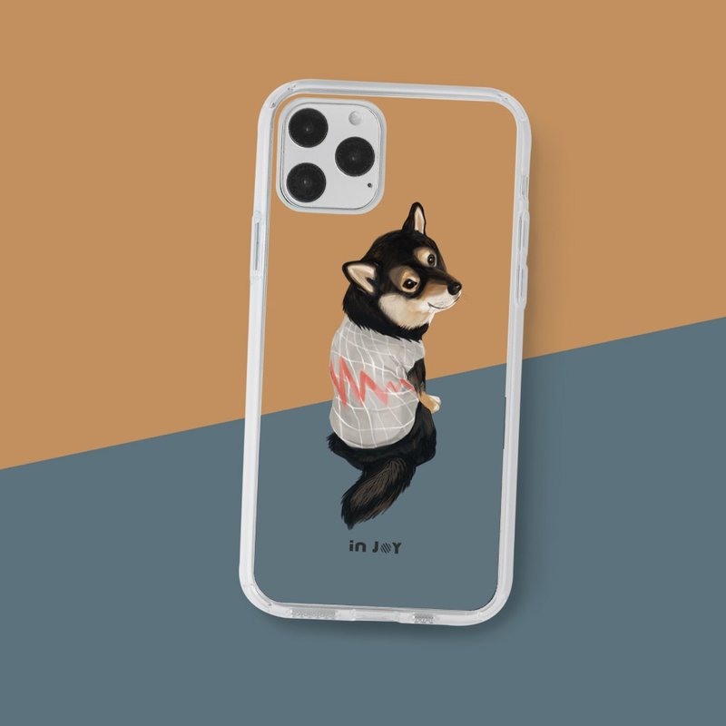 Shiba Inu, iphone case for 15/14/13/12/11/SE3 case - Phone Cases - Plastic Transparent