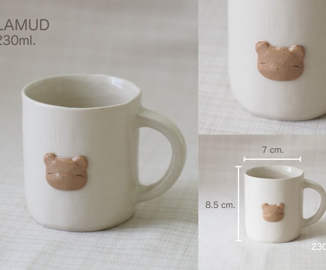 Cute Bear Mug - Ceramic - 3 Patterns - ApolloBox