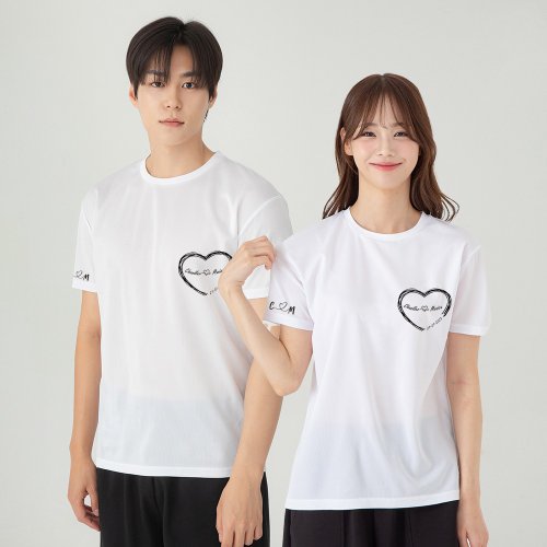 Giveco 氹人專門店 【一套兩件】客製化紀念日情侶裝訂製短袖T恤上衣