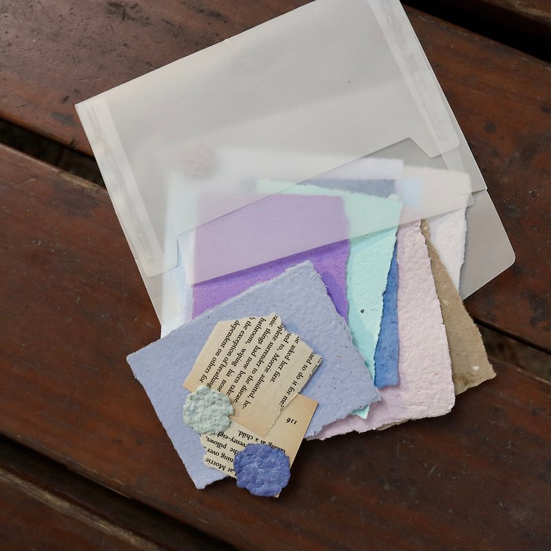 Handmade Paper Pack - Cards & Postcards - Paper Multicolor
