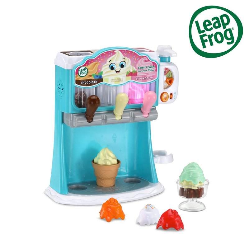 Fast arrival - only shipped to Taiwan [LeapFrog] Counting Sundae Ice Cream Maker - ของเล่นเด็ก - พลาสติก หลากหลายสี