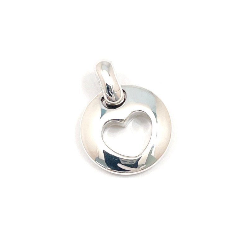【日本直送 中古美品】ティファニー TIFFANY&Co. ペンダントトップ ピアスド ハート シルバー925 アクセサリー 新品仕上げ済み - 項鍊 - 純銀 銀色