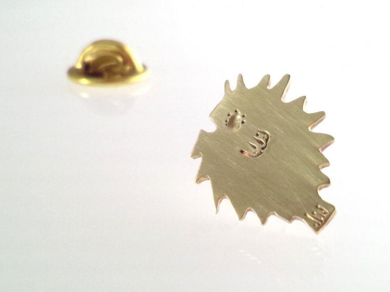 Harisenbon brass pin brooch - General Rings - Other Metals 