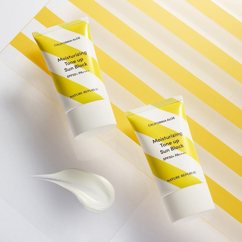 Nature Republic提亮保濕防曬霜 SPF50+PA++++ - 臉部/身體防曬 - 其他材質 