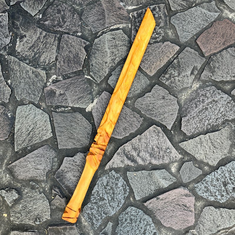 我販劍　仙刃　祈欣　木刀　藝術木劍　運動太極劍　妖刀魔劍 - 擺飾/家飾品 - 木頭 卡其色
