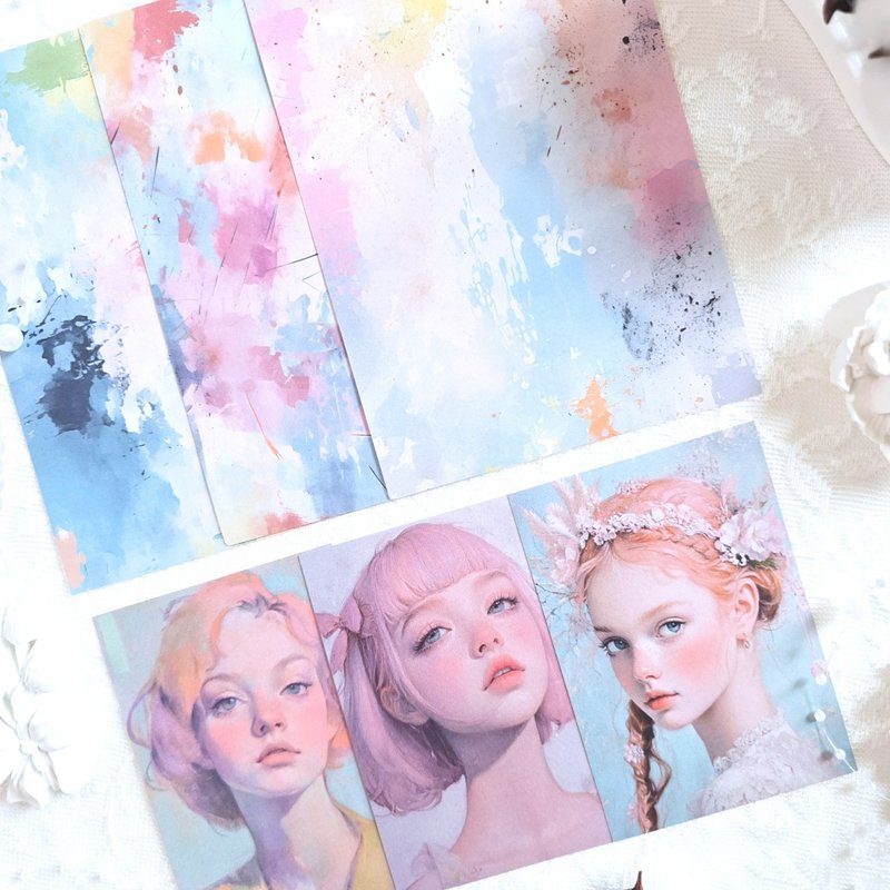 Watercolor Mini Pack - 貼紙 - 紙 多色