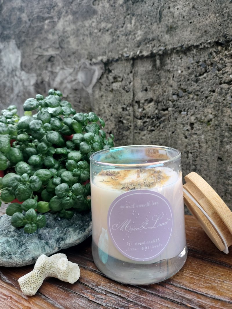 Slow down--Pure essential oil natural flower and herb handmade candles - น้ำหอม - ขี้ผึ้ง 