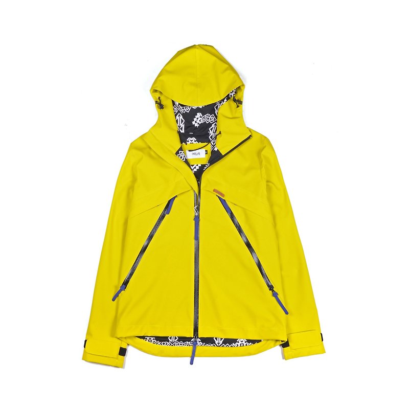 oqLiq 2016 AW - Root - Water windbreaker (yellow) - Women's Blazers & Trench Coats - Waterproof Material Yellow
