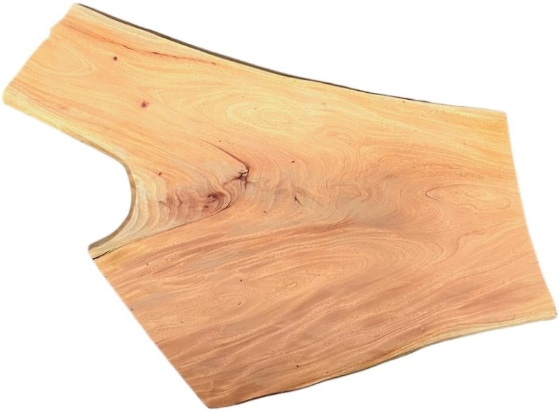 謝木木工作室 台灣桃花心木一片板 120*83~53*3.2cm 原木 桌板 泡 - 其他家具 - 木頭 