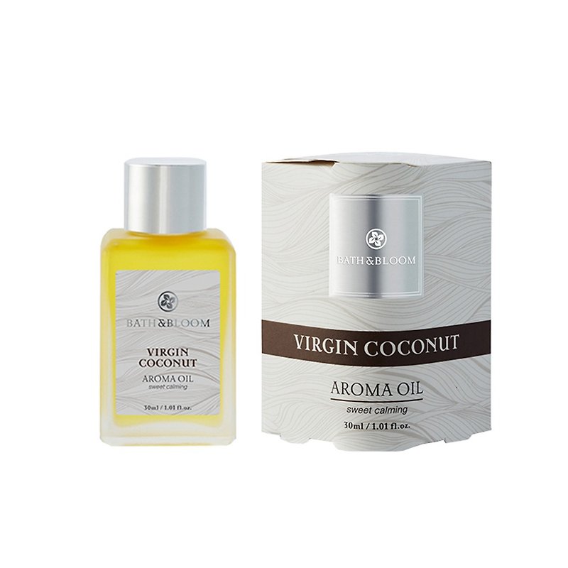 【Bath & Bloom】 Cold Extract Coconut Oil Fragrance Oil 30ml - Fragrances - Other Materials Orange