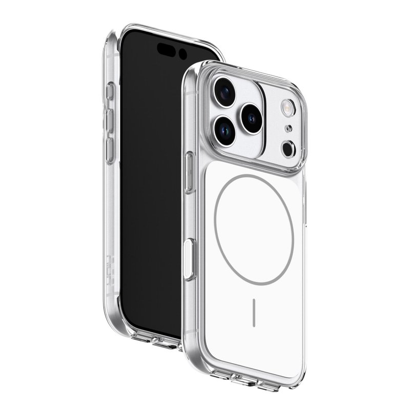 【UNIU】OI方芯亮透防摔殼—磁吸式iPhone17Pro/ProMax - 手機殼/手機套 - 塑膠 透明