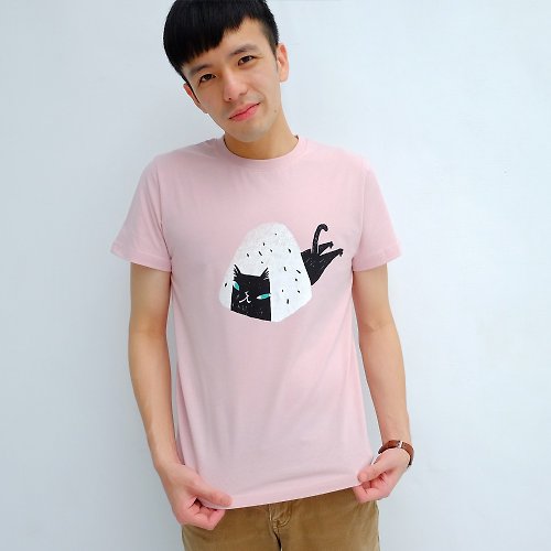 有空 飯糰貓2－中性純棉T-Shirt