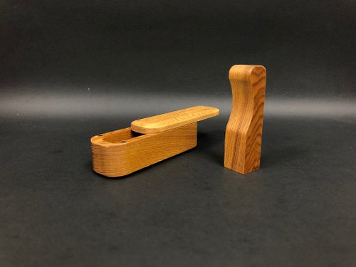 威力康創意 原木印章盒組 台灣檜木 (包含印章雕刻)