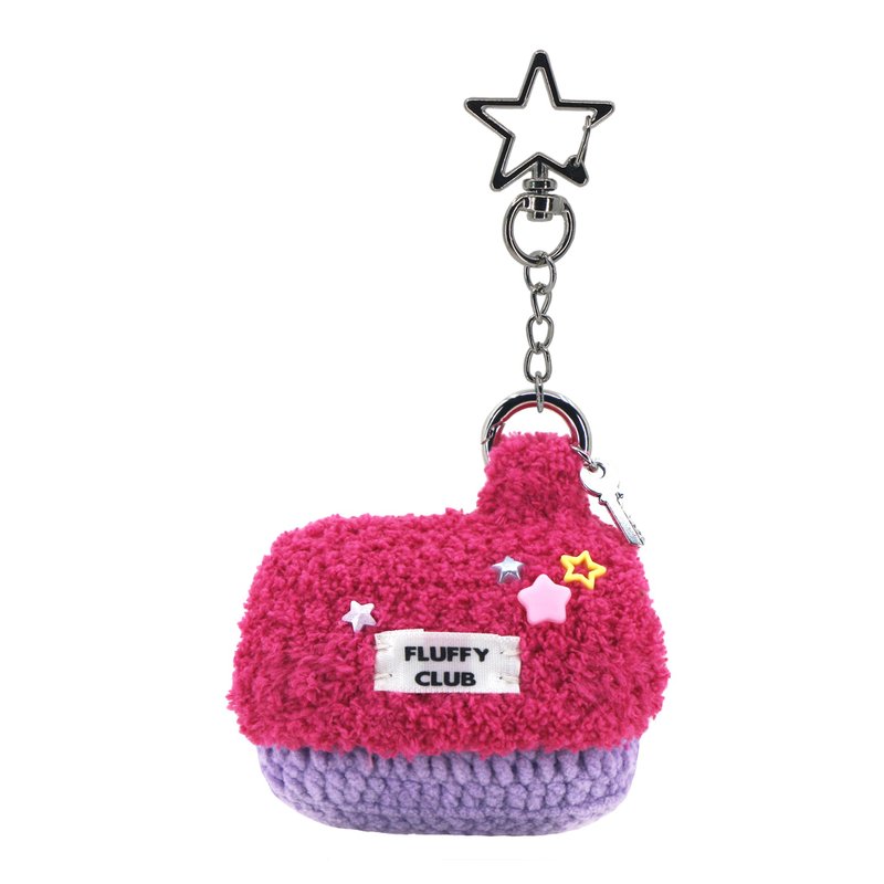 'SWEET HOME SWEET' AirPods 3&Pro case PINK roof PURPLE wall (STAR SPRING) - AirPods/耳機保護套 - 繡線 紫色