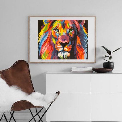 ゴブラン絵画【クレオパトラ&ライオン】 ゴブラン絵画【クレオパトラ