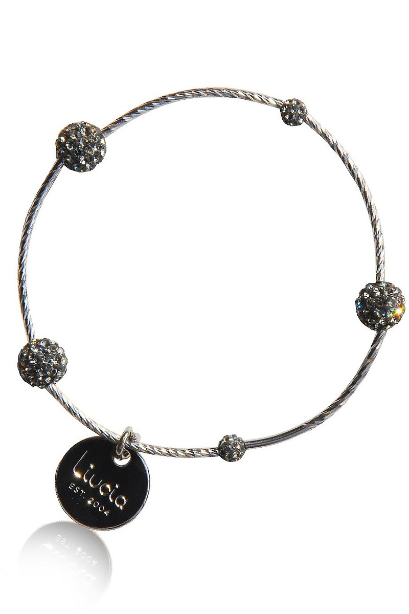 Aurelie Swarovsky Bracelet - Bracelets - Gemstone Silver