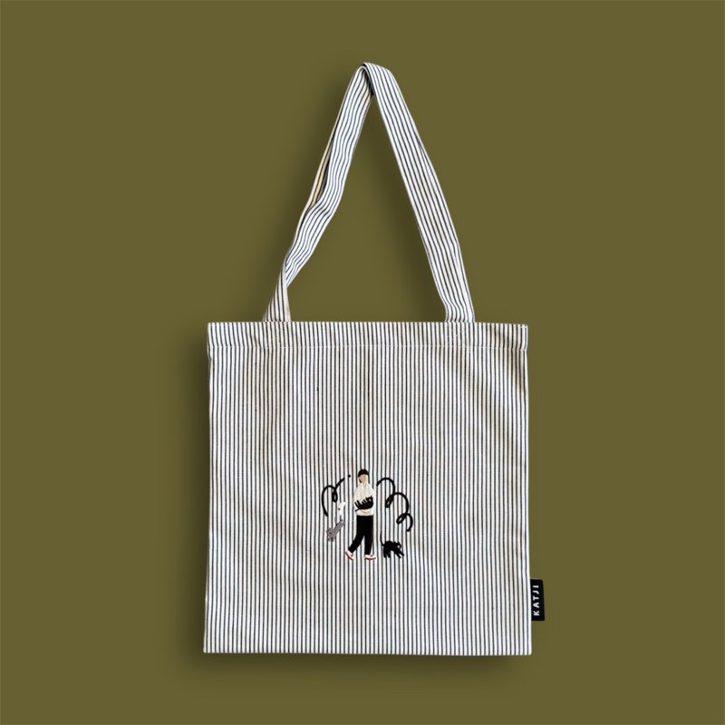 Tote Bag : Cat Boy - 其他 - 繡線 黑色