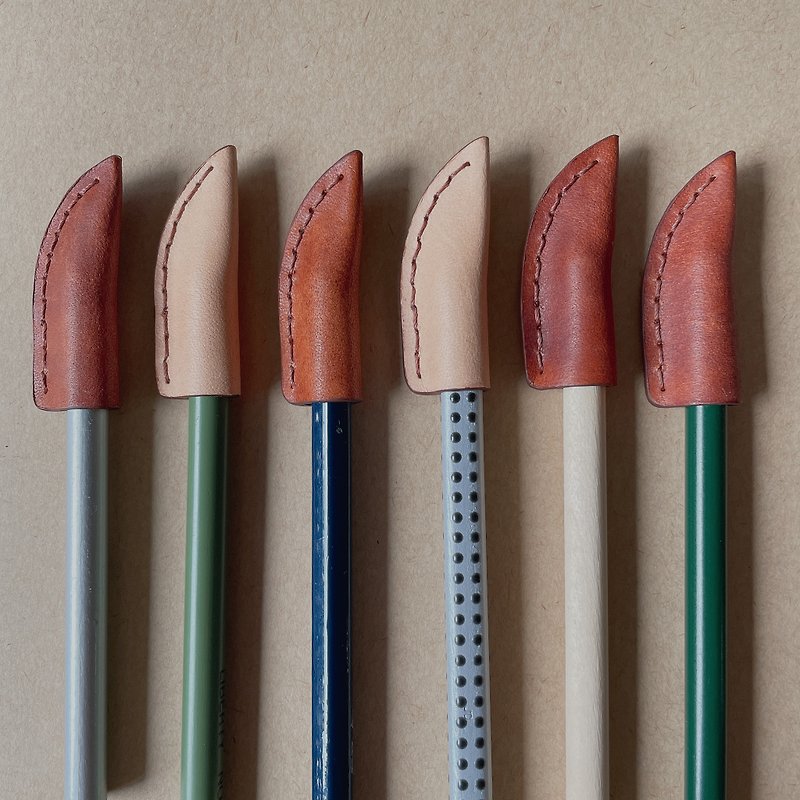 Leather Pen Cap/Case - กล่องดินสอ/ถุงดินสอ - หนังแท้ 